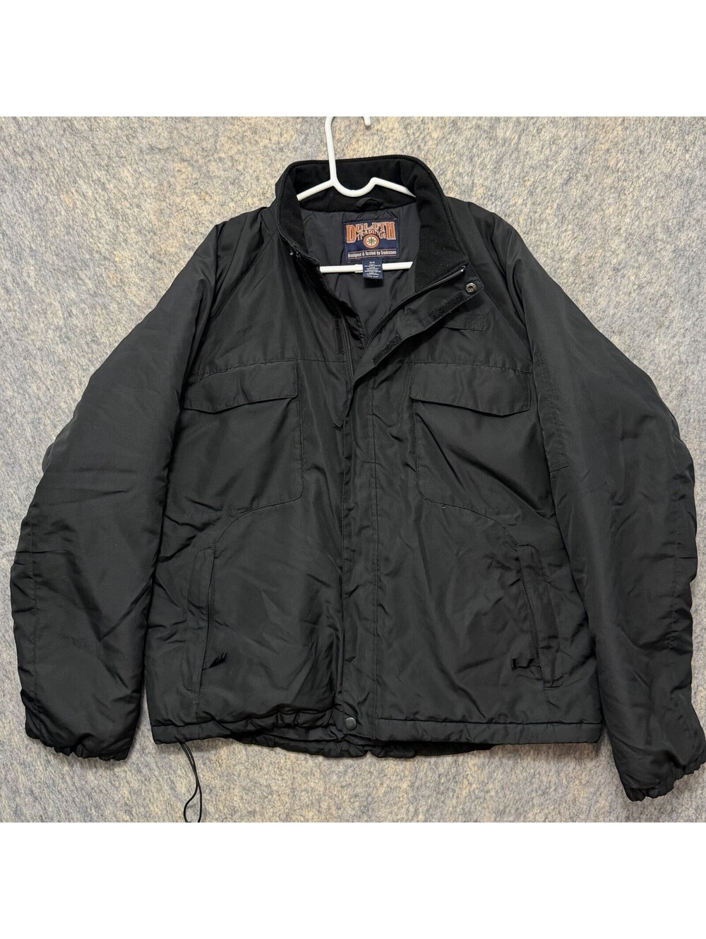 Duluth Trading Co Men’s XL Black Insulated Work Jacket Tradesman Coat